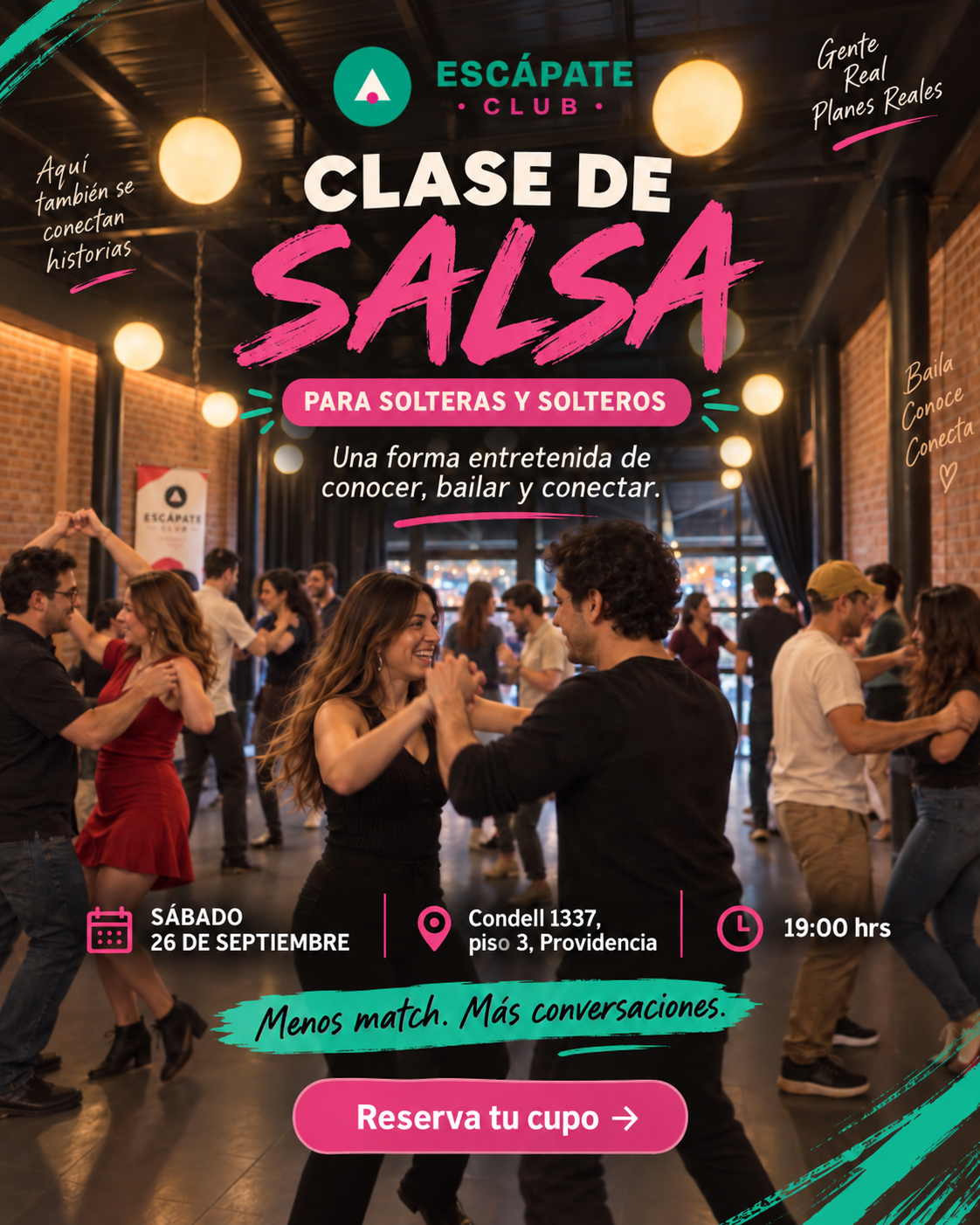 Clases de salsa 26 de septiembre